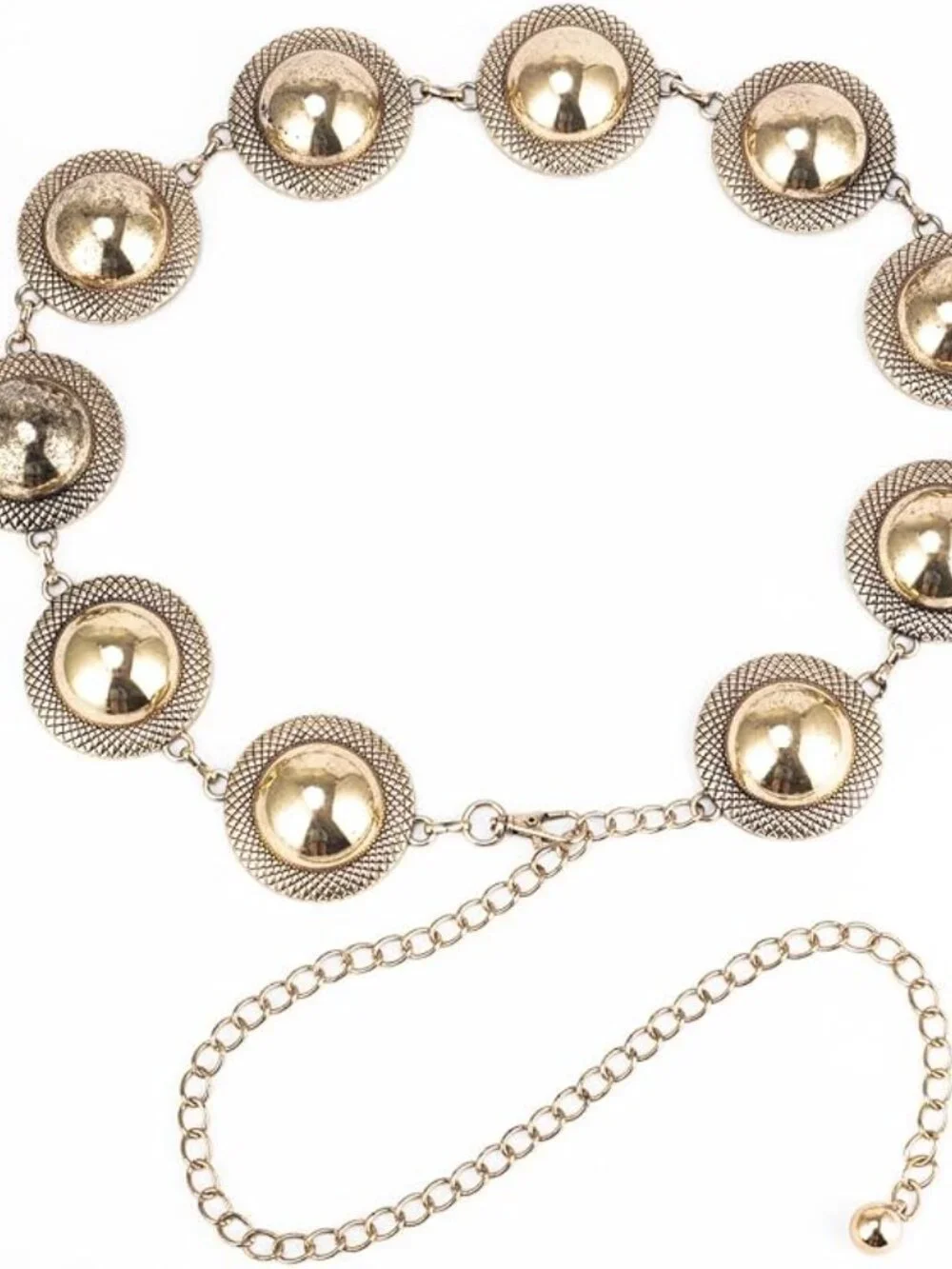 Western Metal Concho Belt for Women Cowgirl Waist Chain for Women Dress Pants Ad